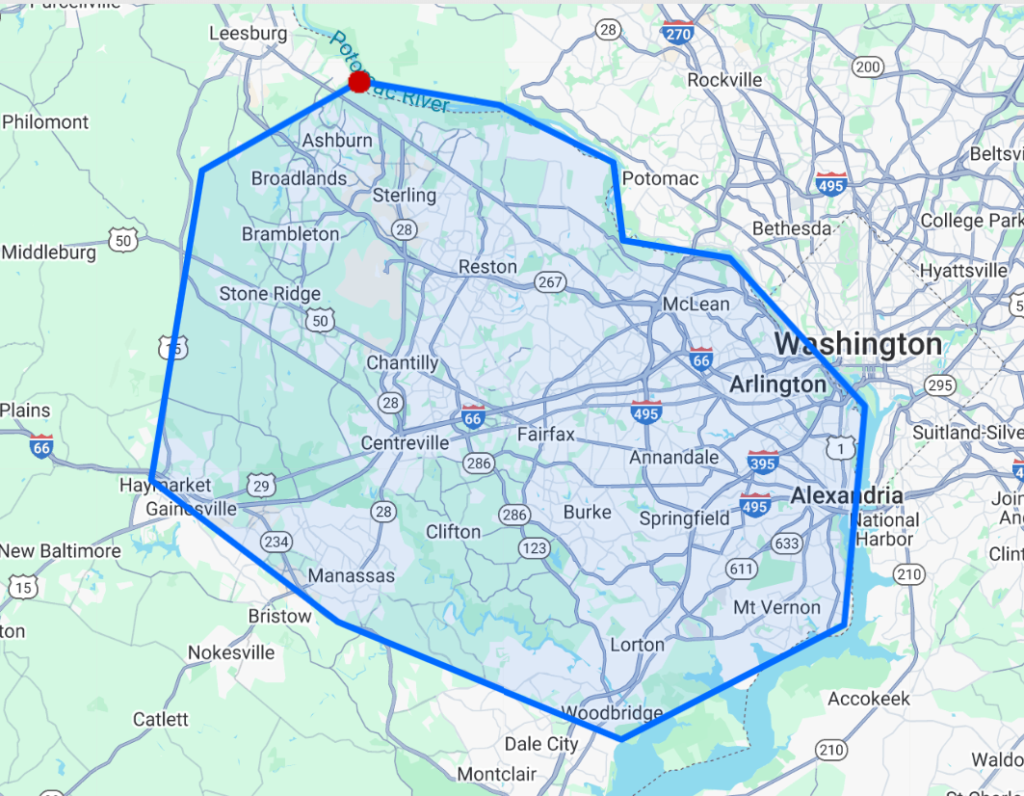 handsonhomespm.com Service Area Northern Virginia